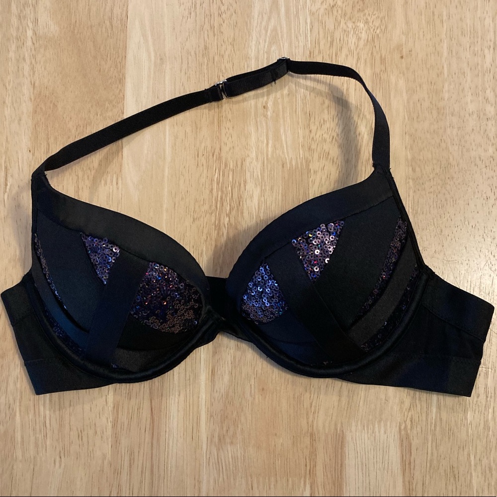 Victoria’s Secret sequin halter bra 34b